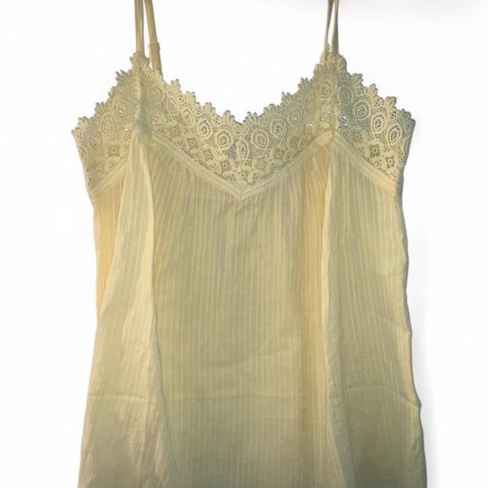 NWOT Sundance Lace Trim Tank - Size S